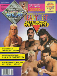 WCW World Championship Wrestling Magazine February 1993 Starrcade 92 Cover 