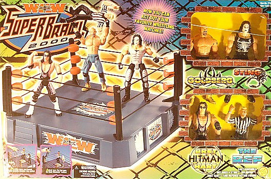 wcw bash at the beach ring playset