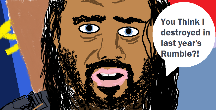 WWE 2014 in MS Paint