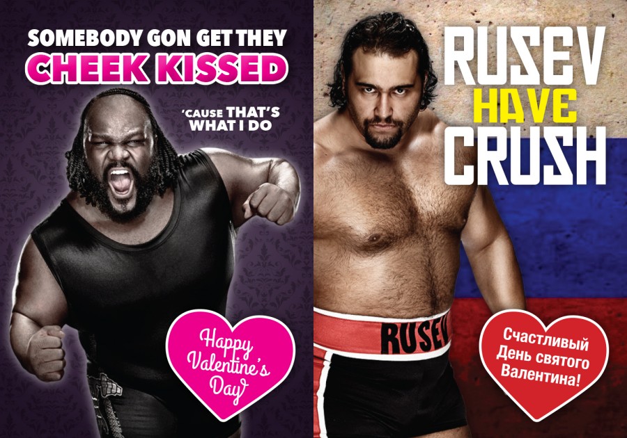 WWE Valentine’s Cards!