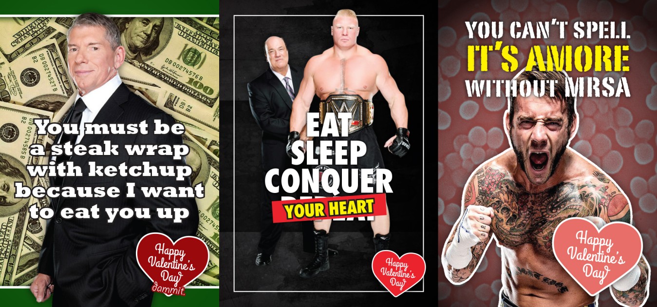 WWE Valentine’s Cards 3